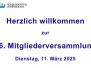 Mitgliederversammlung 2025